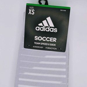 adidas Team Speed II Men Soccer Socks XS ((originally $18)